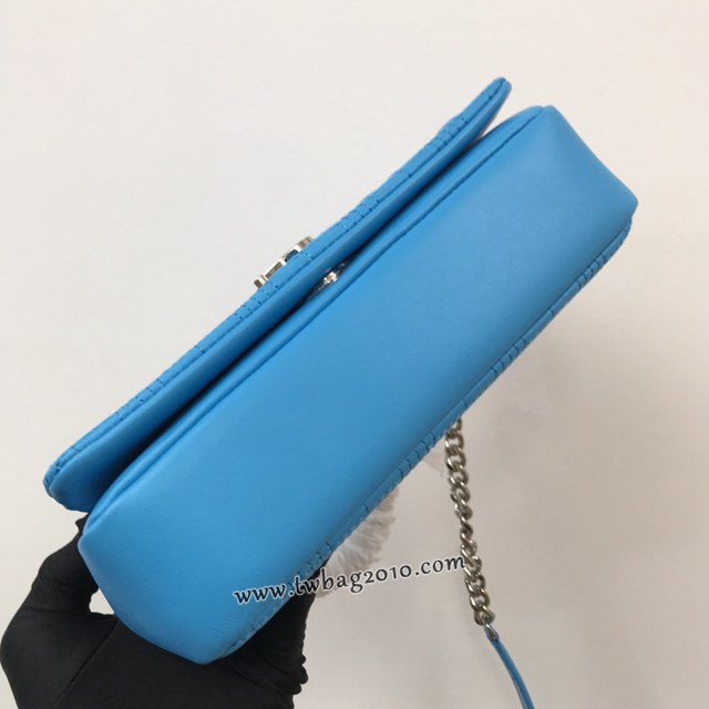 Burberry專門店新款羊皮小號TB蘿拉包 巴寶莉絎縫品牌格紋鏈條單肩挎背女包 yxb1534